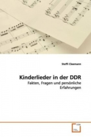 Buch Kinderlieder in der DDR Steffi Cleemann