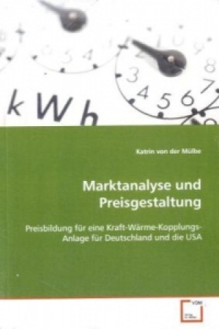 Livre Marktanalyse und Preisgestaltung Katrin von der Mülbe