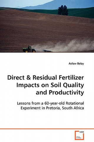 Könyv Direct & Residual Fertilizer Impacts on Soil Quality and Productivity Asfaw Belay