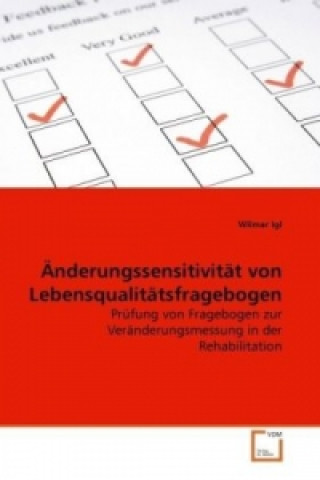 Kniha Änderungssensitivität von Lebensqualitätsfragebogen Wilmar Igl