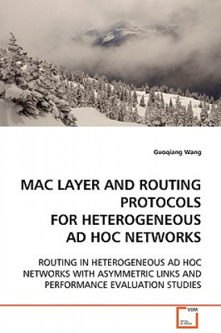 Könyv Mac Layer and Routing Protocols for Heterogeneous Ad Hoc Networks Guoqiang Wang