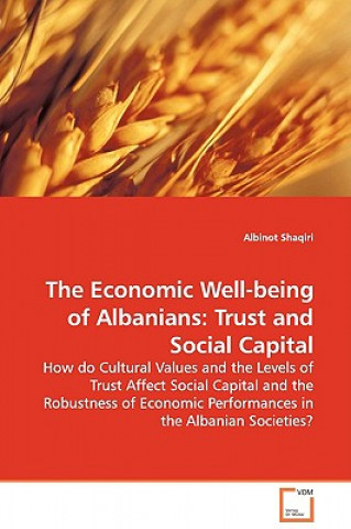 Kniha Economic Well-being of Albanians Albinot Shaqiri