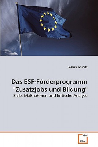 Livre Dsa ESF Foerderprogramm Zusatzjobs und Bildung Ziele Massnahmen und kritische Analyse Jessika Grünitz