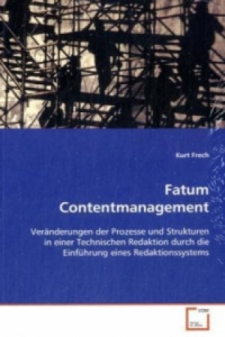 Boek Fatum Contentmanagement Kurt Frech
