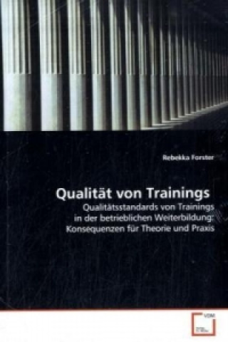 Kniha Qualität von Trainings Rebekka Forster