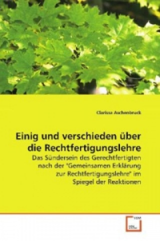 Könyv Einig und verschieden über die Rechtfertigungslehre Clarissa Aschenbruck