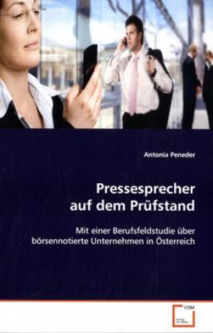 Libro Pressesprecher auf dem Prüfstand Antonia Peneder