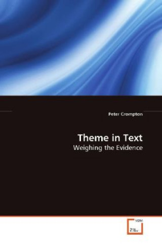 Kniha Theme in Text Peter Crompton