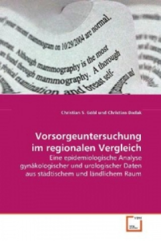 Kniha Vorsorgeuntersuchung im regionalen Vergleich Christian S. Göbl