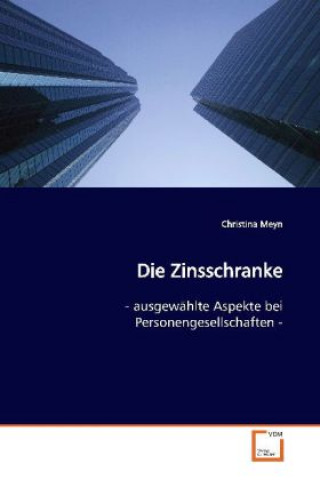 Book Die Zinsschranke Christina Meyn