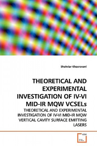 Carte THEORETICAL AND EXPERIMENTAL INVESTIGATION OF IV-VI MID-IR MQW VCSELs Shahriar Khosravani
