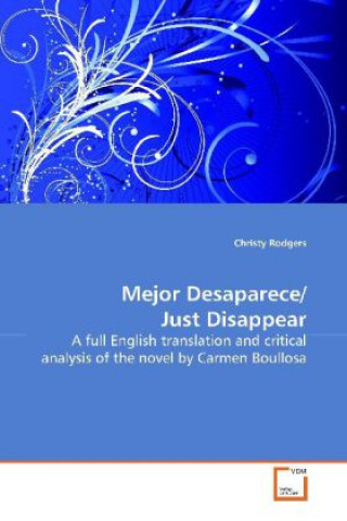 Book Mejor Desaparece/Just Disappear Christy Rodgers