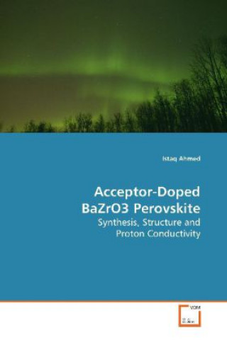 Könyv Acceptor-Doped BaZrO3 Perovskite Istaq Ahmed