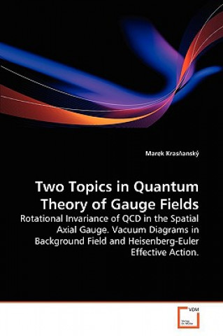 Carte Two Topics in Quantum Theory of Gauge Fields Marek Kras anský