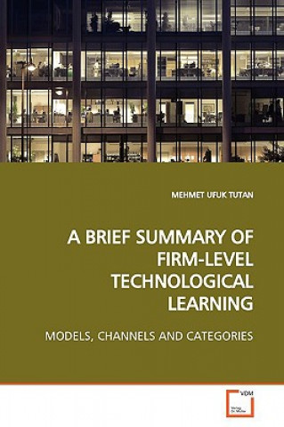 Kniha Brief Summary of Firm-Level Technological Learning Mehmet U. Tutan