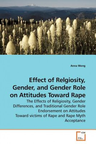 Könyv Effect of Relgiosity, Gender, and Gender Role on Attitudes Toward Rape Anna Wong