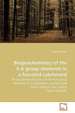 Könyv Biogeochemistry of the II.A group elements in a forested catchment Tomas Navratil