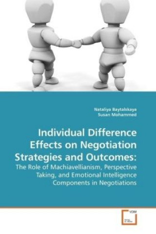 Carte Individual Difference Effects on Negotiation Strategies and Outcomes: Nataliya Baytalskaya
