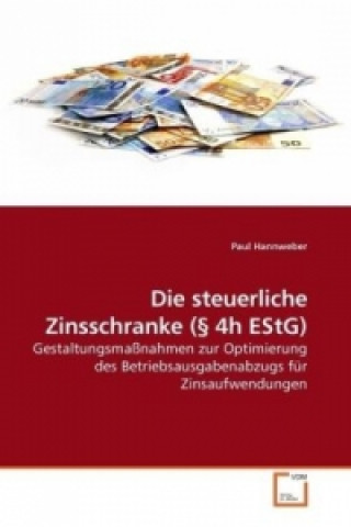 Kniha Die steuerliche Zinsschranke (  4h EStG) Paul Hannweber