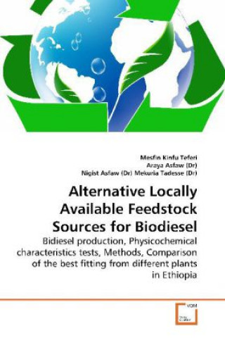 Kniha Alternative Locally Available Feedstock Sources for Biodiesel Mesfin Kinfu Teferi