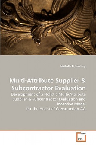 Knjiga Multi-Attribute Supplier Nathalie Mikenberg