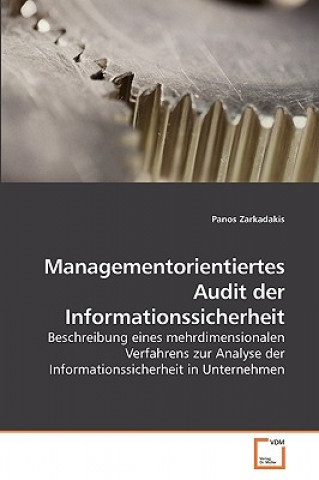 Kniha Managementorientiertes Audit der Informationssicherheit Panos Zarkadakis