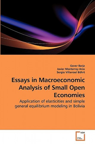 Książka Essays in Macroeconomic Analysis of Small Open Economies Gover Barja