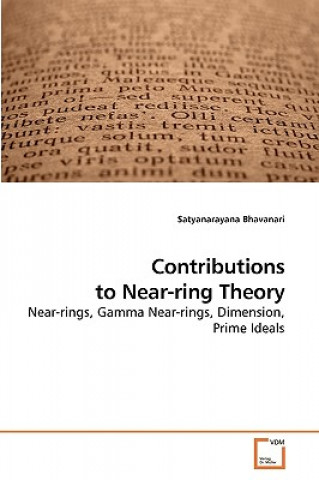 Книга Contributions to Near-ring Theory Satyanarayana Bhavanari