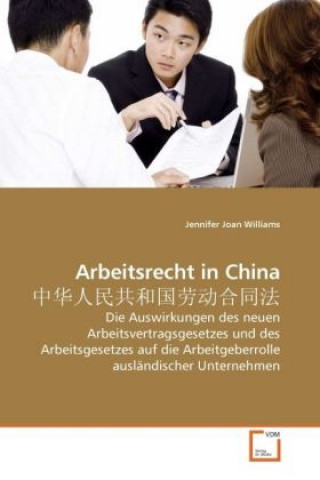 Buch Arbeitsrecht in China Jennifer Joan Williams