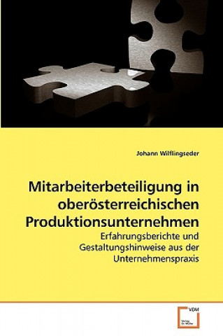 Kniha Mitarbeiterbeteiligung in oberoesterreichischen Produktionsunternehmen Johann Wilflingseder