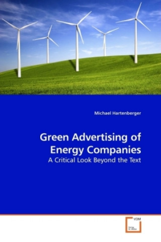 Kniha Green Advertising of Energy Companies Michael Hartenberger