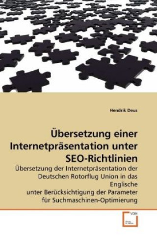 Kniha Übersetzung einer Internetpräsentation unter SEO-Richtlinien Hendrik Deus