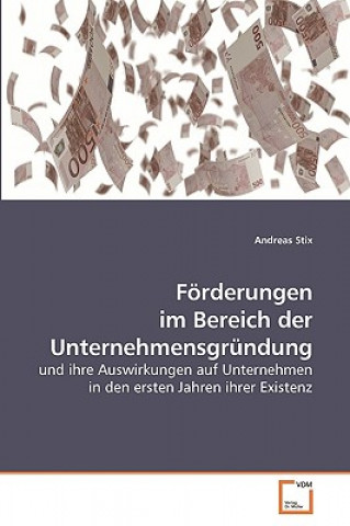 Carte Foerderungen im Bereich der Unternehmensgrundung Andreas Stix