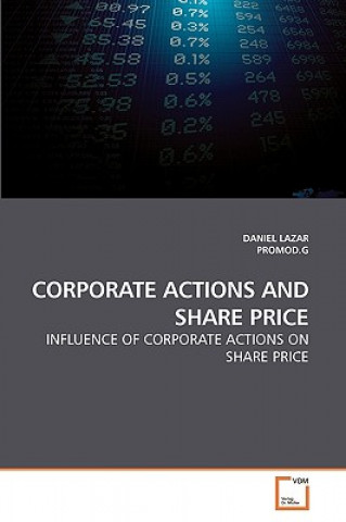 Książka Corporate Actions and Share Price Daniel Lazar