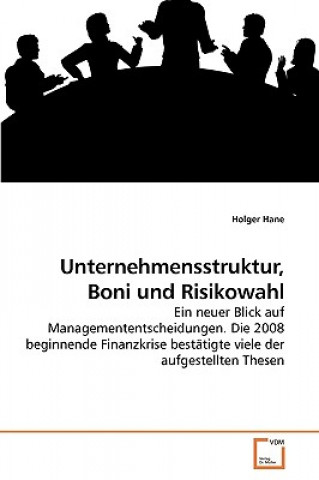 Carte Unternehmensstruktur, Boni und Risikowahl Holger Hane