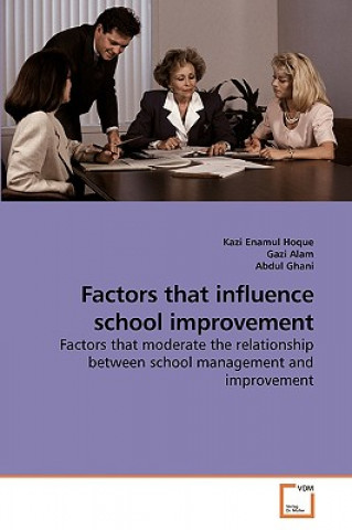 Kniha Factors that influence school improvement Kazi Enamul Hoque