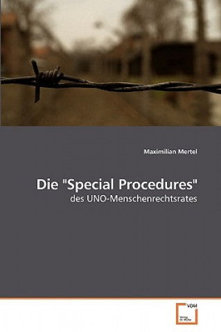 Könyv Special Procedures Maximilian Mertel