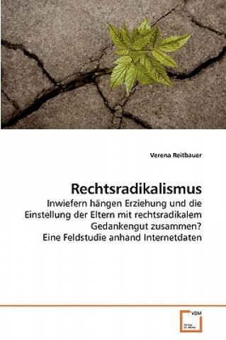 Book Rechtsradikalismus Verena Reitbauer