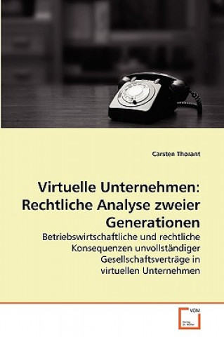 Książka Virtuelle Unternehmen Carsten Thorant