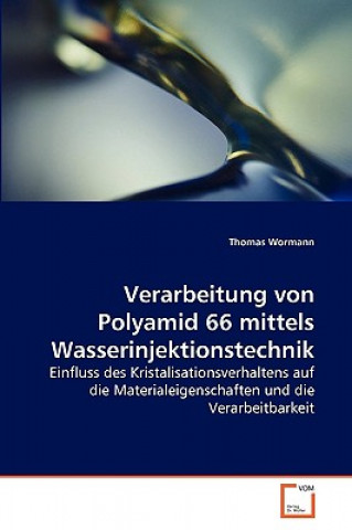 Könyv Verarbeitung von Polyamid 66 mittels Wasserinjektionstechnik Thomas Wormann