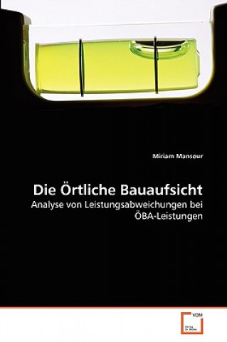 Buch OErtliche Bauaufsicht Miriam Mansour