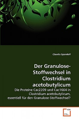 Könyv Granulose-Stoffwechsel in Clostridium acetobutylicum Claudia Spandolf