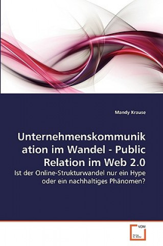 Könyv Unternehmenskommunikation im Wandel - Public Relation im Web 2.0 Mandy Krause