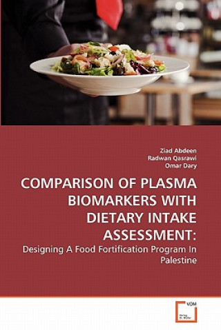 Kniha Comparison of Plasma Biomarkers with Dietary Intake Assessment Ziad Abdeen