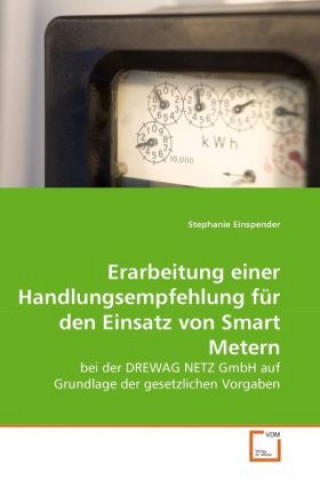 Książka Erarbeitung einer Handlungsempfehlung für den Einsatz von Smart Metern Stephanie Einspender