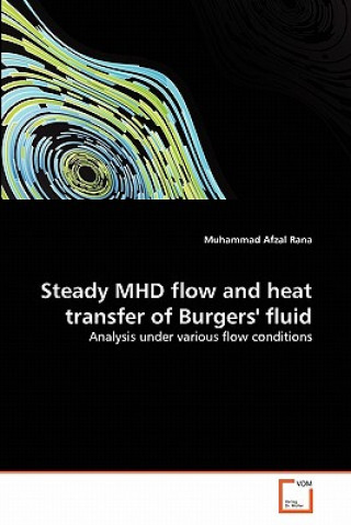 Kniha Steady MHD flow and heat transfer of Burgers' fluid Muhammad Afzal Rana