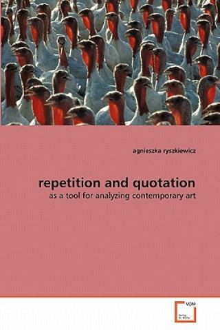 Könyv repetition and quotation Agnieszka Ryszkiewicz