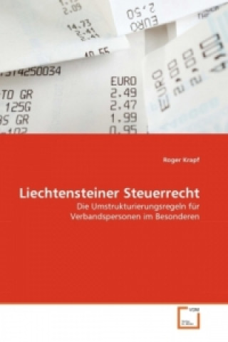 Kniha Liechtensteiner Steuerrecht Roger Krapf