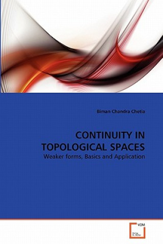 Book Continuity in Topological Spaces Biman Chandra Chetia