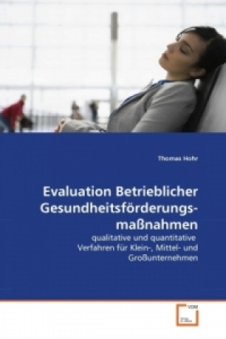 Carte Evaluation Betrieblicher Gesundheitsförderungsmaßnahmen Thomas Hohr